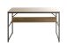 Schreibtisch >23898< in schwarz-eiche - 120x74x60cm (BxHxT)