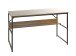 Schreibtisch >23898< in schwarz-eiche - 120x74x60cm (BxHxT)