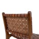 Holzstuhl >Perugia< (2er-Set) in Braun, Leder - 51x87x53cm (BxHxT)