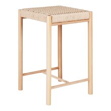 Barhocker >Abano< in Natur, Massivholz -...
