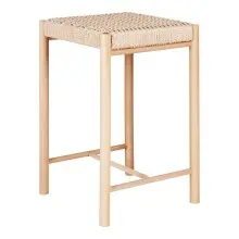 Barhocker >Abano< in Natur, Massivholz -...