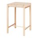 Barhocker >Abano< in Natur, Massivholz - 42x66,5x42cm (BxHxT)