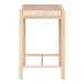 Barhocker >Abano< in Natur, Massivholz - 42x66,5x42cm (BxHxT)
