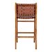 Barhocker >Perugia< in Braun, Leder - 46x101x45,5cm (BxHxT)