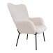 Relaxsessel >Glasgow< in Weiss, Stoff - 70x98x79cm (BxHxT)
