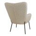 Relaxsessel >Glasgow< in Grau braun, Stoff - 70x98x79cm (BxHxT)