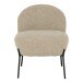 Relaxsessel >Glasgow< in Grau braun, Stoff - 57x71x66cm (BxHxT)