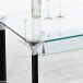 Alberto Couchtisch: Modernes Design aus Sicherheitsglas & Metall, 100x42x60cm, mit 2 Ablagen, Einfach zu montieren, Stilvoll & Praktisch