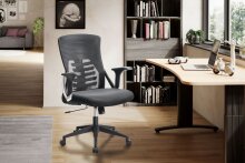 Bürostuhl Schreibtischstuhl Mesh Schwarz Drehstuhl Ergonomisch 120 kg