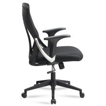 Bürostuhl Schreibtischstuhl Mesh Schwarz Drehstuhl Ergonomisch 120 kg