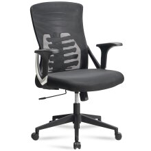 Bürostuhl Schreibtischstuhl Mesh Schwarz Drehstuhl...
