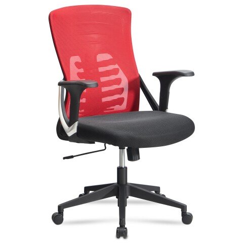 Bürostuhl Schreibtischstuhl Mesh Rot Drehstuhl Ergonomisch 120 kg