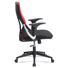 Bürostuhl Schreibtischstuhl Mesh Rot Drehstuhl Ergonomisch 120 kg