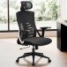 Bürostuhl Schreibtischstuhl Mesh Schwarz Drehstuhl Ergonomisch 120 kg