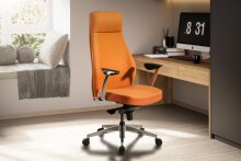 Bürostuhl Schreibtischstuhl Kunstleder Caramel Drehstuhl Ergonomisch