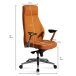 Bürostuhl Schreibtischstuhl Kunstleder Caramel Drehstuhl Ergonomisch