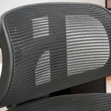 Bürostuhl Schreibtischstuhl Mesh Schwarz Drehstuhl Ergonomisch 120 kg