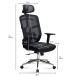 Bürostuhl Schreibtischstuhl Mesh Schwarz Drehstuhl Ergonomisch 120 kg