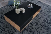 Couchtisch 110x60x38 cm MDF Eiche Wohnzimmertisch Sofatisch Rechteckig