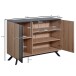 Sideboard 110x87x40 cm MDF Eiche Dekor Kommode Anrichte Standschrank