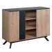Sideboard 110x87x40 cm MDF Eiche Dekor Kommode Anrichte Standschrank