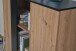 Highboard 110x125x40 cm MDF Sideboard Eiche Dekor Kommode Anrichte