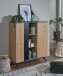 Highboard 110x125x40 cm MDF Sideboard Eiche Dekor Kommode Anrichte