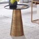 Beistelltisch Metall Sofatisch Ø 40 cm Tisch Wohnzimmertisch Rund Gold