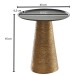 Beistelltisch Metall Sofatisch Ø 40 cm Tisch Wohnzimmertisch Rund Gold