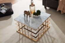 Couchtisch Echter Marmor Sofatisch 55x55 cm Tisch Wohnzimmertisch Eckig