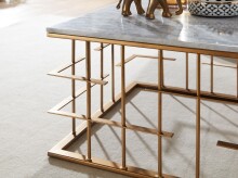 Couchtisch Echter Marmor Sofatisch 55x55 cm Tisch Wohnzimmertisch Eckig