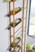Weinregal Wand Gold 36x150x8 cm Flaschenregal Metall Regal Wein Groß