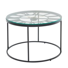 Couchtisch Glas Sofatisch Ø 60 cm Tisch...