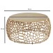 Couchtisch Metall Gold Sofatisch Ø 66 cm Tisch Wohnzimmertisch Rund