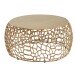 Couchtisch Metall Gold Sofatisch Ø 66 cm Tisch Wohnzimmertisch Rund