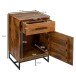 Nachttisch Boxspringbett Massivholz 45x35x65 cm Nachtkommode Schublade