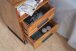 Nachttisch Boxspringbett Massivholz 40x35x66 cm Nachtkommode Schubladen