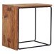 Beistelltisch Anstelltisch Massivholz Metall 45x30x45 cm Abstelltisch