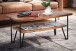 Couchtisch 90x50x40 cm Sofatisch Sheesham Massivholz Tisch mit Stauraum
