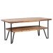 Couchtisch 90x50x40 cm Sofatisch Sheesham Massivholz Tisch mit Stauraum