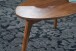 Couchtisch 2er Set Nierenform Holz Wohnzimmertisch Beistelltisch Braun