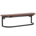Wandregal 50x15x13 cm Massivholz Metall Hängeregal Regal Industrial