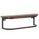 Wandregal 50x15x13 cm Massivholz Metall Hängeregal Regal Industrial