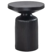 Beistelltisch Metall Schwarz Sofatisch 40x40x50cm...