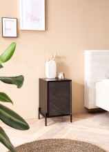 Nachttisch Nachtkommode Boxspringbett Massivholz Steinoptik 35x53x36 cm