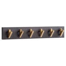 Wandgarderobe Hakenleiste Holz Massivholz 60 cm Garderobe...