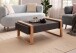 Couchtisch Steinoptik Massivholz 105x66x40 cm Sofatisch Wohnzimmertisch
