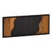 Wandgarderobe Hakenleiste Steinoptik 80 cm Garderobe Flur Holz Modern
