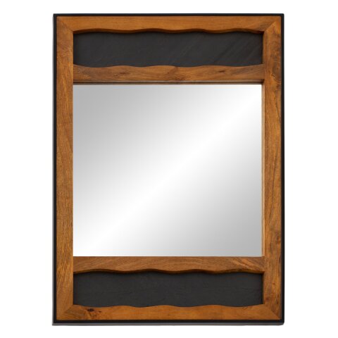 Wandspiegel Flurspiegel Massivholz 72x102x3 cm Spiegel Flur Diele Groß
