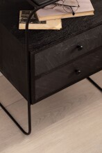 Nachttisch Boxspringbett Massivholz Steinoptik 40x60x30 cm Nachtkommode